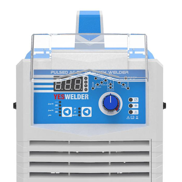 Controles simples con soldadora de aluminio TIG de 250 A CA/CC con pulso