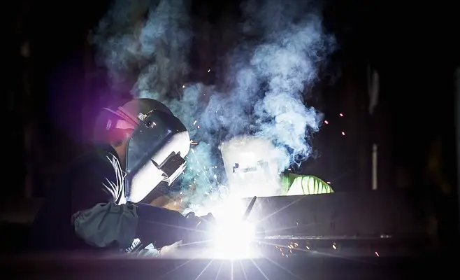 imagen de humos de soldadura