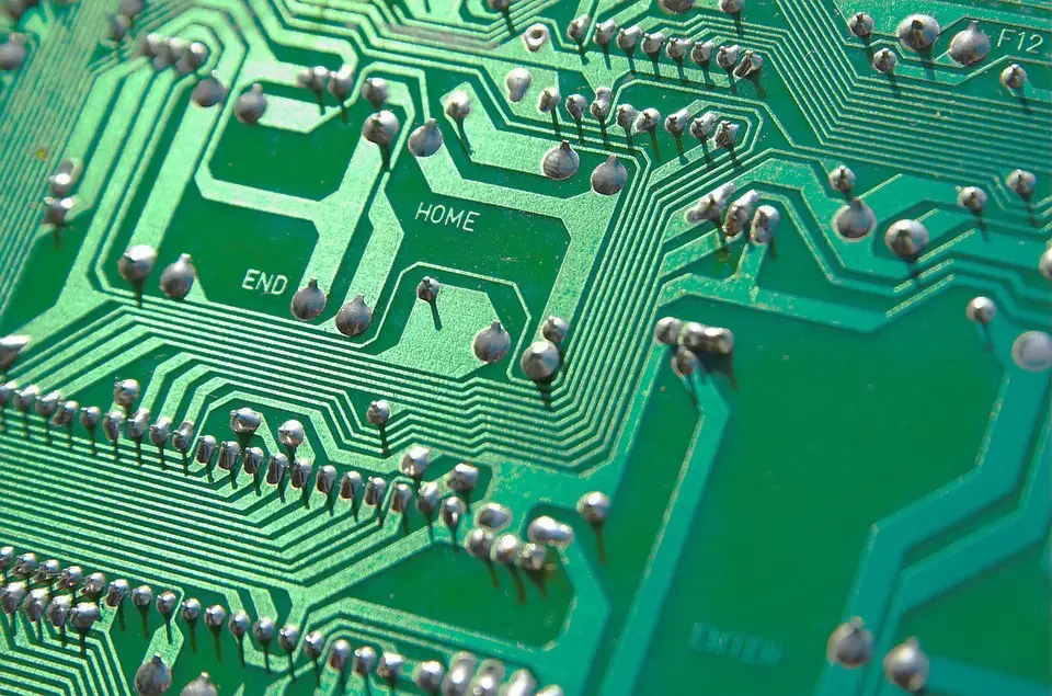imagen de una placa de circuito impreso