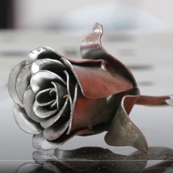 Proyecto de soldadura de flores de chapa de bricolaje para principiantes