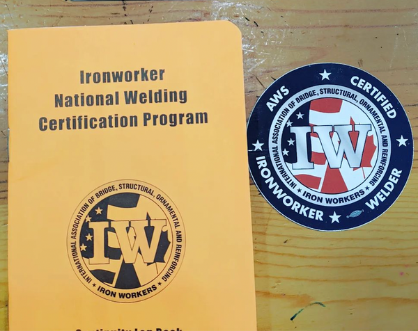 Certificado SMAW Pipe AWS: programa nacional de certificación de soldadura Ironworker