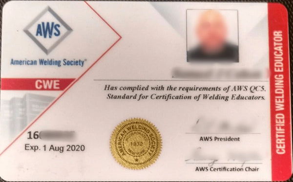 Educador certificado en soldadura (CWE)