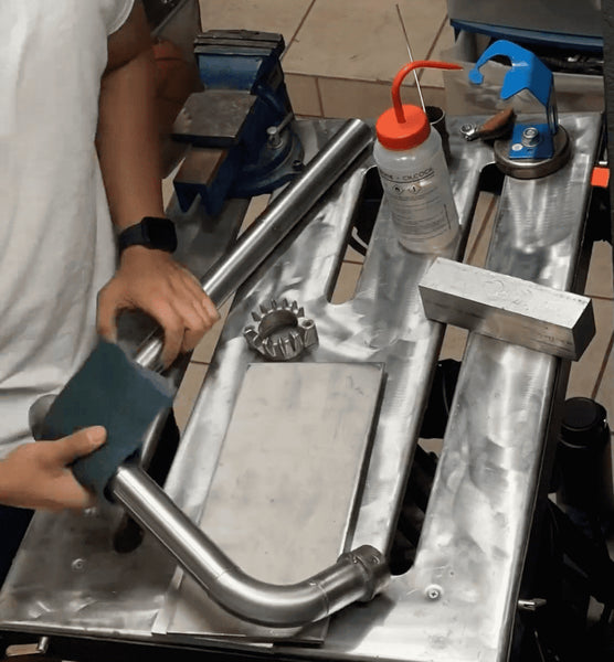limpiar previamente la tubería de metal
